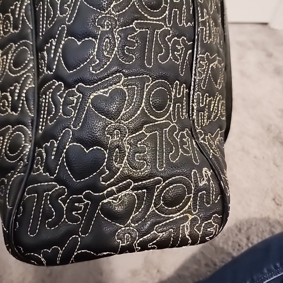 Betsey johnson large black handbag - Picture 8 of 15